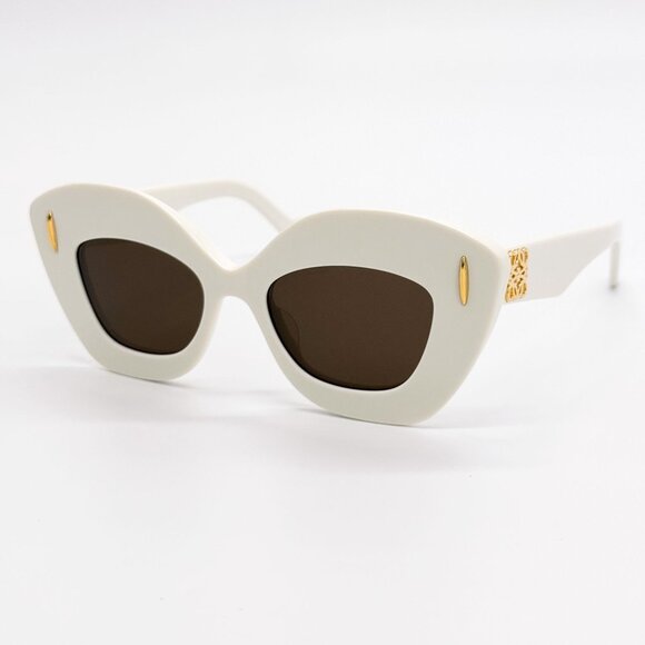 NEW LW40127I 25E, LOEWE WOMEN WHITE SUNGLASSES LOEWE main image 11